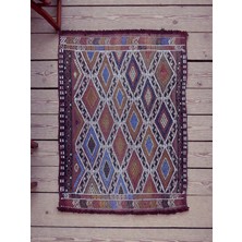 Cicim Halı El Dokuma Konya Cicim Kilim 55X78 cm
