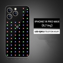 PremiumPort LED Işıklı Telefon Kılıfı, iPhone 14 Pro Max Uyumlu, Şık ve Koruyucu