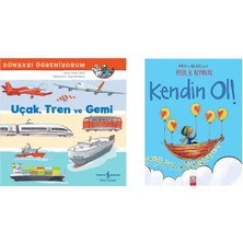 İş Bankası Kültür Yayınları Dünyayı Öğreniyorum - Uçak Tren ve Gemi + 1 Kitap (Set)