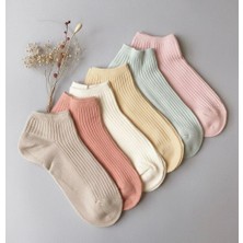 Çorap Kurdu 6'lı Ekonomik Paket Kısa Patik Kadın Çorap Set