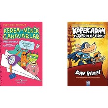 İş Bankası Kültür Yayınları Kerem ile Minik Canavarlar - Canavarlar Uçuyor + 1 Kitap Daha (Set)