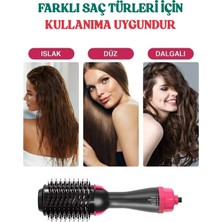 Allians Çift Fonksiyonlu Saç Düzleştirici ve Fön Makinesi Tarak Seti