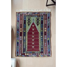 Cicim Halı El Dokuma Konya Köy Kilim 138X185 cm