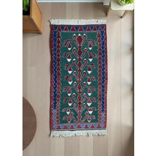 Cicim Halı El Dokuma Anadolu Kilim 63X131 cm
