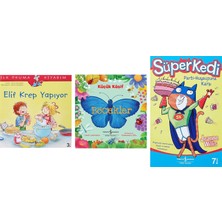 İş Bankası Kültür Yayınları Elif Krep Yapiyor Ilk Okuma Kitabım + 2 Kitap (Set)