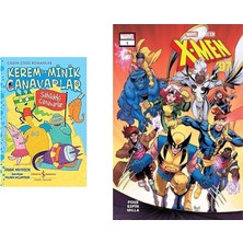 İş Bankası Kültür Yayınları Kerem ile Minik Canavarlar - Sahildeki Canavarlar: Çılgın Çizgi Romanlar + 1 Kitap Daha (Set)