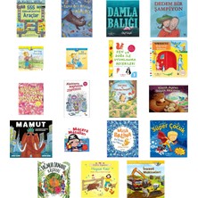 İş Bankası Kültür Yayınları 555 Eğlenceli Çıkartma - Araçlar + 18 Kitap (Set)