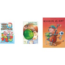 İş Bankası Kültür Yayınları Kerem ile Minik Canavarlar - Canavarlar Yılbaşı'nı Kutluyor + 2 Kitap (Set)
