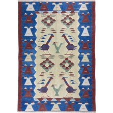 Cicim Halı El Dokuma Anadolu Kilim 113X165 cm