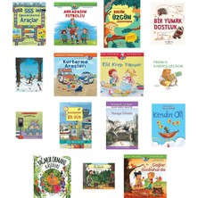 İş Bankası Kültür Yayınları 555 Eğlenceli Çıkartma - Araçlar + 14 Kitap (Set)