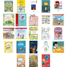 İş Bankası Kültür Yayınları 555 Eğlenceli Çıkartma - Araçlar + 22 Kitap (Set)