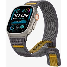 Dexmon Apple Watch 11-10 9 8 7 6 Ultra Se Uyumlu 44 45 46 49MM Uyumlu Cırtlı Dokuma Trail Loop Kordon