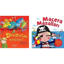 İş Bankası Kültür Yayınları Dinozorlar Markette! + 1 Kitap (Set)
