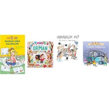 İş Bankası Kültür Yayınları Arkadaşım Elif - Eğlenceli Çizgi Çalışmaları + 3 Kitap (Set)