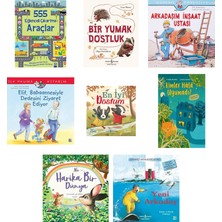 İş Bankası Kültür Yayınları 555 Eğlenceli Çıkartma - Araçlar + 7 Kitap (Set)