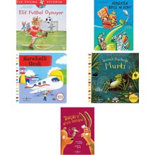 İş Bankası Kültür Yayınları Elif Futbol Oynuyor - Ilk Okuma Kitabım + 4 Kitap (Set)
