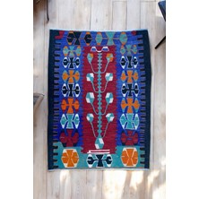 Cicim Halı El Dokuma Anadolu Kilim 82X112 cm
