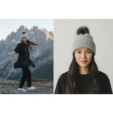 Pitaya Sanat El Yapımı Gri Bere