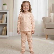 Bebolly Uzun Kollu Mevsimlik Pamuklu Çocuk Pijama Takımı Baskı Desenli