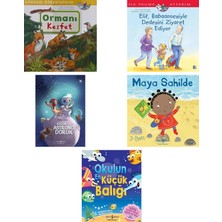 İş Bankası Kültür Yayınları Dünyayı Öğreniyorum - Ormanı Keşfet + 4 Kitap (Set)