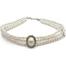 Ne Verelim Size Incili Tasma Kolye - Gümüş