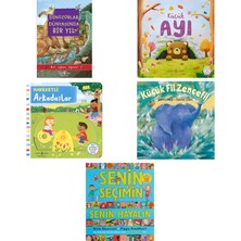 İş Bankası Kültür Yayınları Dinozorlar Dünyasında Bir Yıl: Bul, Eğlen, Öğren! + 4 Kitap (Set)