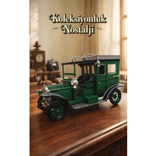 FaroxTech Retro Tasarım Metal Araba - Ofis ve Ev Için Nostaljik Hediyelik Obje