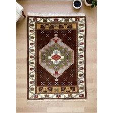 Cicim Halı El Dokuma Anadolu Yörük Halı 80X120 cm