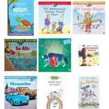 İş Bankası Kültür Yayınları Doğayı Keşfediyorum - Süper Hayvanlar Boyama Serisi + 8 Kitap (Set)