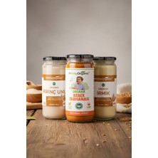 White Organic Bebek Tarhanası+Bebek İrmiği+Pirinç Unu Organik Ek Gıda Seti +6 Ay