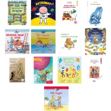 İş Bankası Kültür Yayınları 555 Eğlenceli Çıkartma - Araçlar + 12 Kitap (Set)