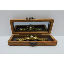 Dingoda Kayın Masif El Yapımı Ahşap Kutu – Saat, Bileklik ve Aksesuar Kutusu