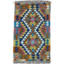 Cicim Halı El Dokuma Etnik Kilim 61X114 cm