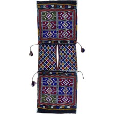 Cicim Halı El Dokuma Konya Yörük Kilim Heybe 53X155 cm