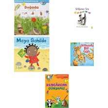 İş Bankası Kültür Yayınları Dünyayı Öğreniyorum Doğada Resimli Sözlüğüm + 4 Kitap (Set)