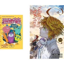 İş Bankası Kültür Yayınları Kerem ile Minik Canavarlar – Canavarlar Firarda + 1 Kitap Daha (Set)