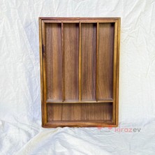 Kirazev Akasya Açılabilir Çekmece Içi Düzenleyici Kaşıklık