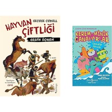 Hayvan Çiftliği - Grafik Roman (Karton Kapak) + 1 Kitap Daha (Set)