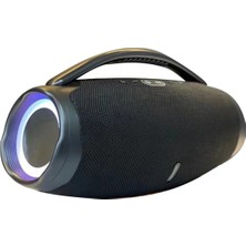 PremiumPort Kablosuz Bluetooth Hoparlör, Şarjlı LED Işıklı Ses Sistemi