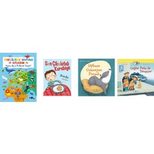 İş Bankası Kültür Yayınları Rengarenk Hayvan Atlasım: Kaplan, Ayı ve Fil Nerede Yaşıyor? + 3 Kitap (Set)