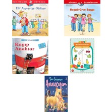 İş Bankası Kültür Yayınları Elif Alışverişe Gidiyor: Ilk Okuma Kitabım + 4 Kitap (Set)