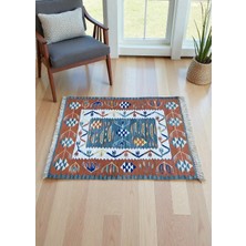 Cicim Halı El Dokuma Ege Buğday Başak Kilim 85X119 cm