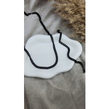 Stainless Steel Gurmet Zincir Kolye, Bileklik Set | 316L Çelik | 54CM & 21CM