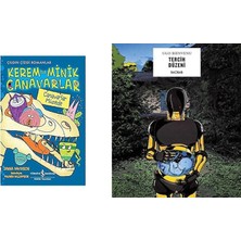 İş Bankası Kültür Yayınları Kerem ile Minik Canavarlar - Canavarlar Müzede + 1 Kitap Daha (Set)