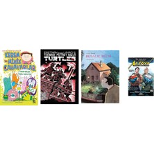 İş Bankası Kültür Yayınları Kerem Ile Minik Canavarlar - Canavarlar Yeşili Koruyor + 3 Kitap Daha (Set)