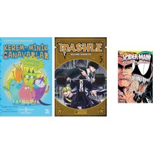 İş Bankası Kültür Yayınları Kerem ile Minik Canavarlar - Karanlıktaki Canavarlar: Çılgın Çizgi Romanlar + 2 Kitap Daha (Set)