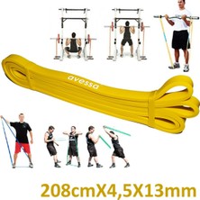Nk Spor 1 Adet Direnç Lastiği 208CM X(1,5X13MM)(3,5-4,5KG)LATEX Pilates Yoga Spor Egzersiz Fizik Tedavi