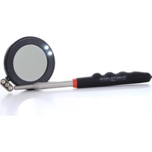 PremiumPort Katlanabilir 75MM LED Işıklı Oto Muayene Aynası Uzatmalı ve Pratik Kullanım