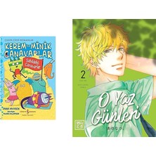 İş Bankası Kültür Yayınları Kerem ile Minik Canavarlar - Sahildeki Canavarlar: Çılgın Çizgi Romanlar + 1 Kitap Daha (Set)