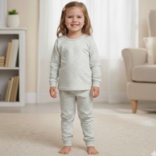 Bebolly Uzun Kollu Mevsimlik Pamuklu Çocuk Pijama Takımı Baskı Desenli